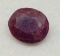 Deep blood red oval cut ruby 2.56ct gemstone