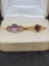 18kt gold plated rings size 9