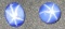 Star Sapphire lot of 2 3.38ct nice gems Cabochan cut stunning stars