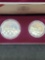 1996 Atlanta Olympics 2-Coin Silver Dollar Rowing & Half Swimming