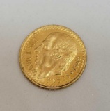 1945 Dos Y Medio gold Pesos