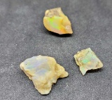 Australian welo opals uncut rough big lot 12.23ct