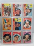 Binder of 1960s Baseball Cards in Pages