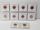 Uncirculated Lincoln Cent 10 Coins