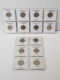 Old Jefferson Nickels 14 Coins