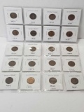 Vintage Wheat Penny 20 Coins