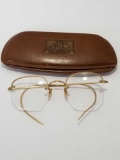 Vintage B & L 1/10 12k GF Glasses in Leather Hard Case