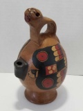 Native American Painted Clay Pot