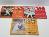 1989 Baseball books Great Rookies Sluggers MVPs 3 Units