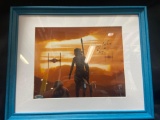 Daisy Ridley signed framed art w/CoA inperson authentics