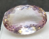 21.33ct oval cut Amethyst gemstone