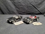 Franklin Mint Precision Models Shelby Cobra 427 S/C 1963 Corvette Sting Ray