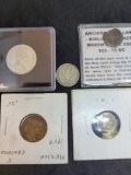 Foreign coin lot 5 coins
