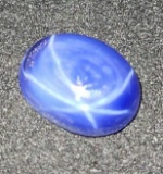 Star Sapphire 1.85ct cabochan cut stunning firy blue star nice gemstone