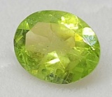 Oval cut Olive green Peridot 1.72cts gemstone