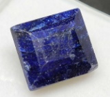 Blue Sapphire Rectangular step cut 9.40cts Gemstone