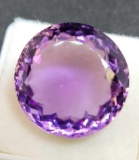 20.01ct Violet Amethyst round cut Gemstone