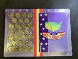 Complete 50 Statehood Quarter Collection in Beautiful Holder