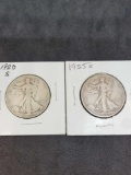 1920-S and 1935-S Walking Liberty Halves Semi-Key Dates