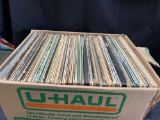 Box of 80+ records