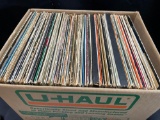 Box of 80+ records the kinsfolk, Henry belafonte, jive, Alessi