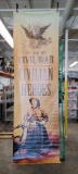 The civil war civilian heroes poster 4ft wide 15 ft long 2 units