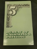 1995 $5 Uncut Sheet of 4-Notes from the Bureau of Engraving and Printing