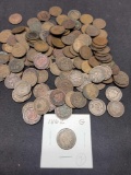 Dealer Lot of 133 Indian Head Cents Average Circulated