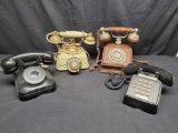 Vintage Phones Bell Pushbutton European Rotary One of the 1st Wireless handsets