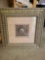 Beautiful Framed Artwork 3D Silver Compact 21 x 21 in