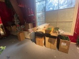 Table and contents Christmas wreathes