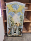 Beautiful painted wall panel 60 x 28 in