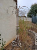 Wroght iron plant stand approx. 7 ft tall