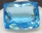 Cushion cut blue Topaz 18.71ct gemstone