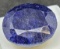 Oval cut blue Sapphire 33.01ct gemstone