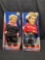 Senator Hillary Clinton and George Bush dancing dolls