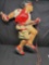 Vintage Coca Cola sign hard plastic 3D Rock climbing guy