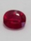 8.17 Ct Oval Cut Red Ruby with Cert