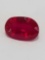 7.57 Ct Red Oval Cut Ruby Cert