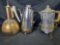 Antique Westinghouse coffee maker & kettles