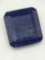 Blue Sapphire Rectangular step cut 6.70ct with GLO ID card