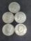 Kennedy half dollar 7 coins