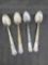 Silver spoons 4 units 52.0g