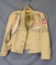 Paratrooper jacket with stripes and badges and hat