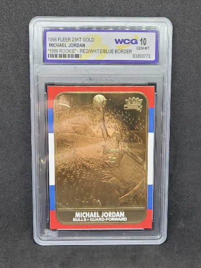 1998 fleer 23kt Gold WCG 10 Gem-Mt