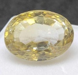 Oval Mixed cut Citrine 14.67ct gemstone