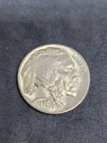 1938-D/D Buffalo Nickel-Gem Uncirculated Blast White. Rare 