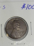 1931-S Lincoln Wheat Cent-Rare Key Date. 866,000 Mintage. Choice Almost Uncirculated