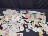 Uncirculated and processed stamps from all over