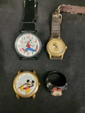 Disney watches and ring 3 watches and one ring